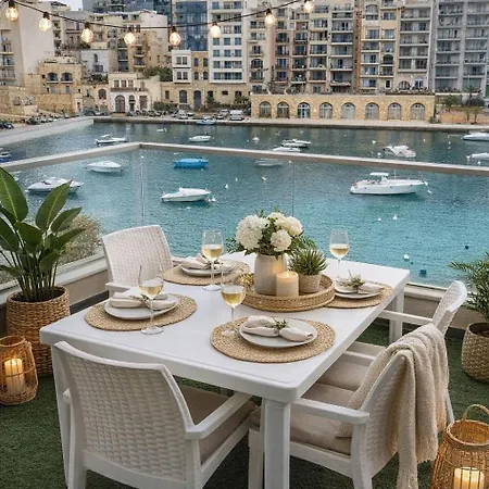 Apartman Luxury In Heart Of St Julian's With Sea View San Ġiljan